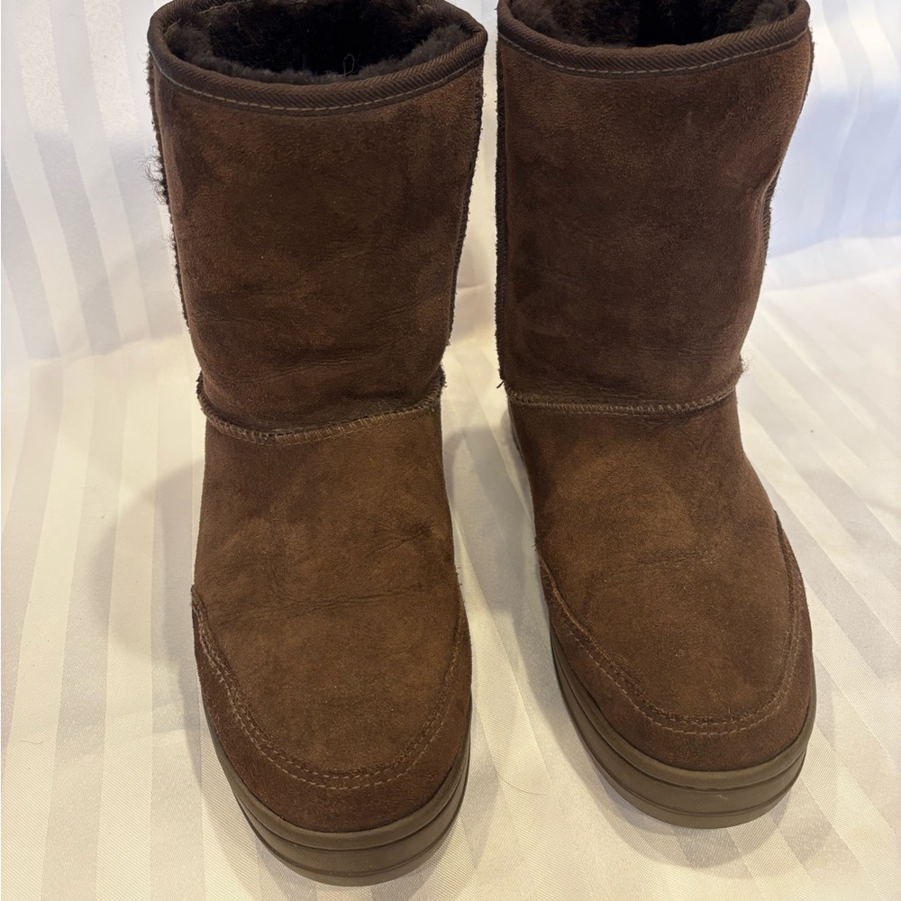 UGG Chocolate Suede Boots
